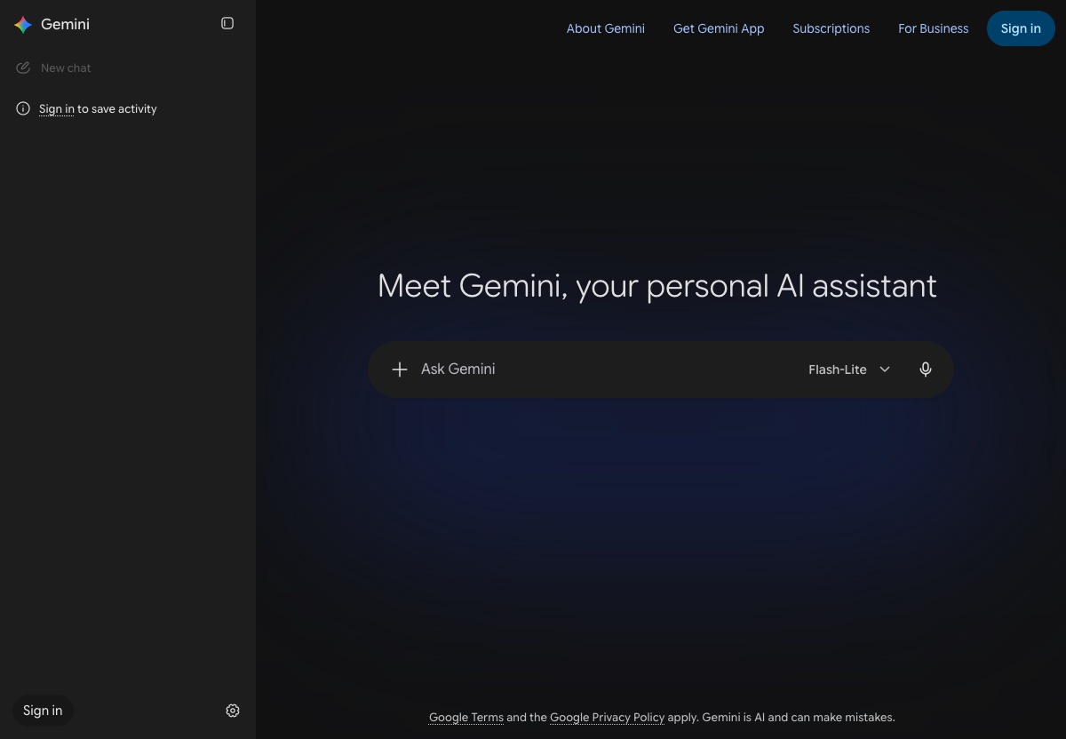Interface do Google Gemini, onde a combinação de imagens acontece direto na caixa de chat