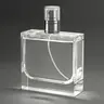 Foto minimalista de produto de um frasco de perfume